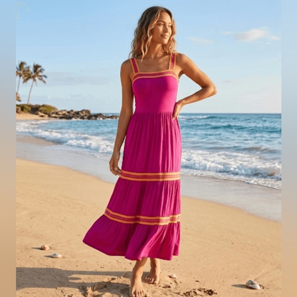 Ted Baker London Norabel Tiered Jersey Midi Dress